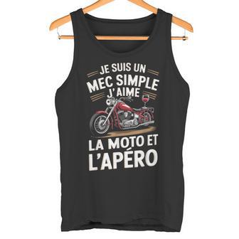 Jeuis Un Mecimple Motard Cadeau Humour Homme Moto Apéro Débardeur e - Cadeauxyz