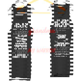 Jiu-Jitsu Grandma Supporting My Warrior Martial Arts Family Tank Top | Mazezy