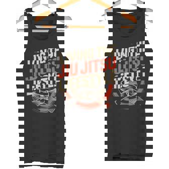 Jiu Jitsu Retro Vintage Living The Jiu Jitsu Lifestyle Tank Top | Mazezy