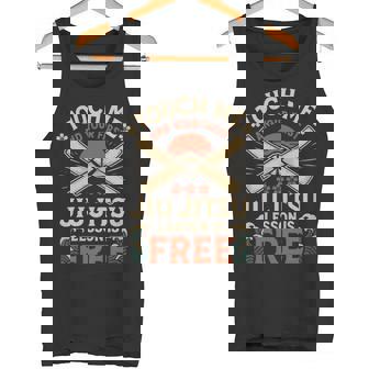 Jiu Jitsu Retro Vintage Touch Me And Your First Jiu Jitsu Tank Top | Mazezy