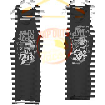 Jiu Jitsu Taco Retro Vintage Tap Outs Then Tacos Tank Top | Mazezy