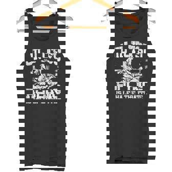 Jiu Jitsu Vintage Jiu Jitsu Rolling Is Half The Battle Tank Top | Mazezy