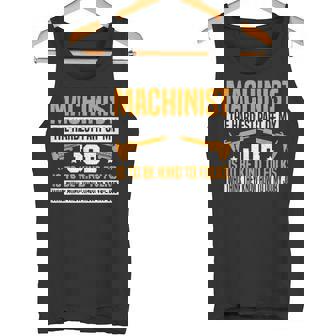 How To Do My Job Machine Operator Machinist Tolerance Issues Tank Top | Mazezy