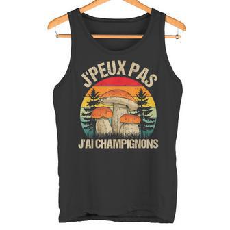 J'peux Pas J'ai Champignons Cèpes Drôle Champignon Débardeur e - Cadeauxyz