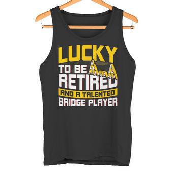 Jubilado Y Un Talentoso Jugador De Bridge Jugador De Bridge Camiseta sin mangas - Regaloses