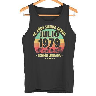 Julio 1979 46 Años Hombre Cumpleaños Regalo Julio 1979 Camiseta sin mangas - Regaloses