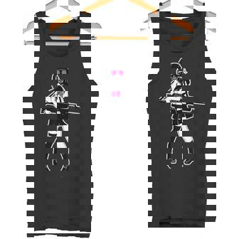 Jun-T-0003-ガスマスクガール タンクトップ - Kawaiitshirt