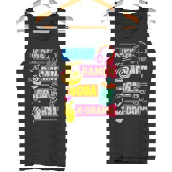 K-Pop Ramen Boba K-Drama Fans Korean Tank Top | Mazezy