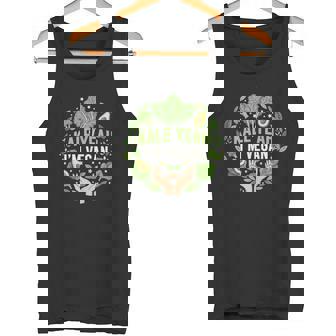 Kale Yeah I'm Vegan Plant Powered Vegan Tank Top Tank Top | Mazezy