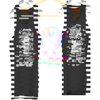 Kawaii Unicorn Can’t Hear You I’m Listening To K-Pop Tank Top | Mazezy