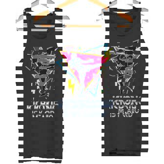 Kickboxing Is My Cardio Retro Workout Martial Arts Boxing Tank Top | Mazezy