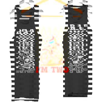 Kids It's My 2nd Birthday Boy Motocross Dirt Bike 2 Year Old Tank Top | Mazezy