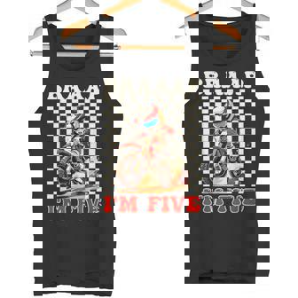 Kids It's My 5th Birthday Boy Motocross Dirt Bike 5 Year Old Tank Top | Mazezy