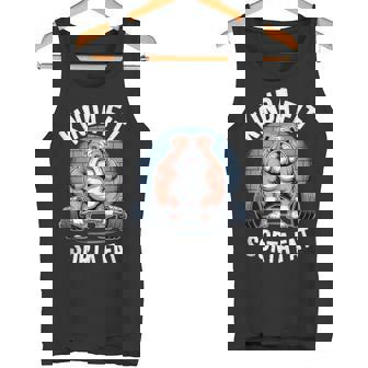 Kinda Fit Sorta Fat Gym Bulldog Weightlifting Tank Top Tank Top | Mazezy