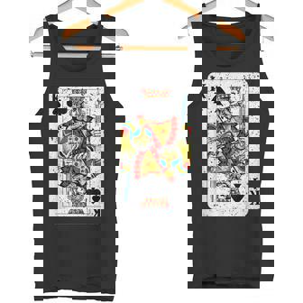 King Ofpades トランプデッキ ヴィンテージレトロスタイル タンクトップ - Kawaiitshirt