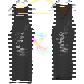 Kitesurfing Colourful Splash For Surf Enthusiasts Tank Top | Mazezy