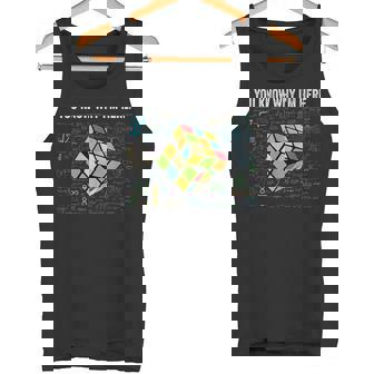 You Know Why I’m Here Color Cube Speed Cubing Puzzle Master Tank Top | Mazezy