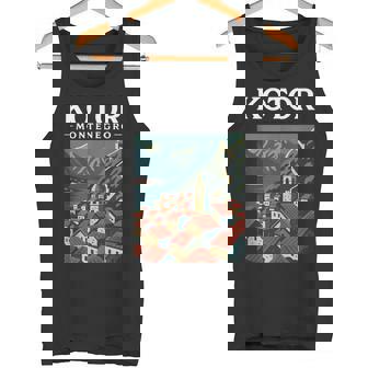 Kotor Montenegro Fortress Travel Vintage Fjord Adriatic Town Tank Top Tank Top | Mazezy