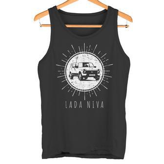 Lada Niva Made In Rusia 4X4 Camiseta sin mangas - Regaloses