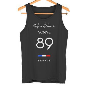 Laie Est Meilleure À Yonne Numéro 89 Bourgogne Région France Débardeur e - Cadeauxyz