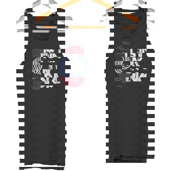 Laos Lao Laotian Flag Day It's In My DNA Fingerprint Tank Top | Mazezy