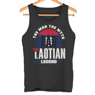Laos Laotian Laos Flag Fathers Day Tank Top | Mazezy