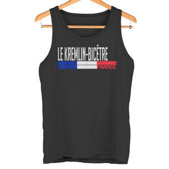 Le Kremlin-BicêTre France Flag French City Pride Tank Top | Mazezy