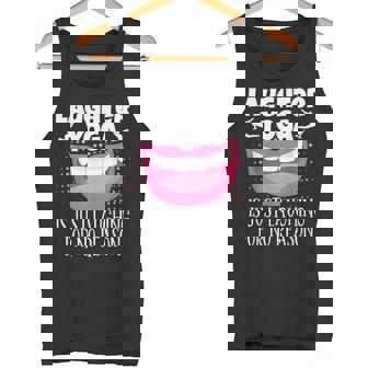 Le Yoga Du Rire Est Juste Rireans Raison Méditation Débardeur e - Cadeauxyz