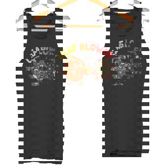 Leaf Blower Autumn Squirrel Fall Season Gardening Tank Top | Mazezy