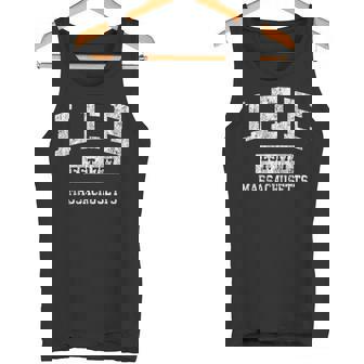 Lee Massachusetts Ma ビンテージ スポーツ 確立されたデザイン 長袖tシャツ タンクトップ - Kawaiitshirt