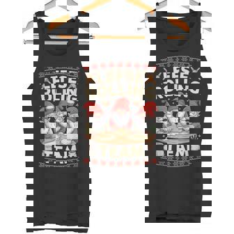 Lefse Rolling Team Norwegian Christmas Baking Tank Top | Mazezy