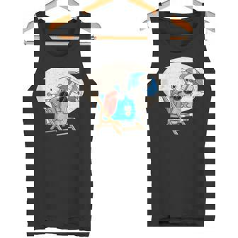 Lemon Juice Snail Summer Vacation Beach Graphic Tank Top Tank Top | Mazezy