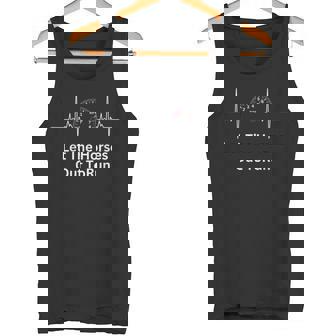 Let The Horses Out Car Guy Racer Auto Mechanic Racer Tank Top | Mazezy