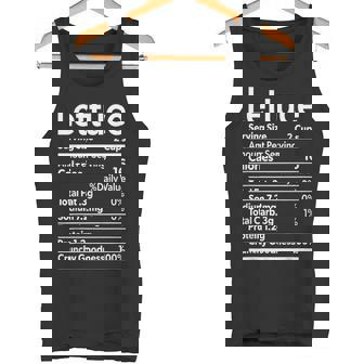 Lettuce Nutrition Facts 100 Crunchy Goodness Thanksgiving Tank Top | Mazezy