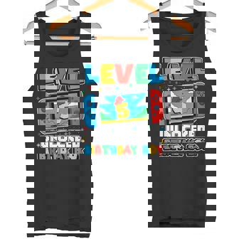 Level 5 Freigeschalteter Geburtstag Junge Happy 5Th Birthdayideospiel Tank Top - Geschenkecke
