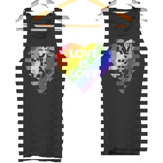 Lgbt Love Is Lovetシャツレトロハートゲイレズビアンプライド月間 タンクトップ - Kawaiitshirt