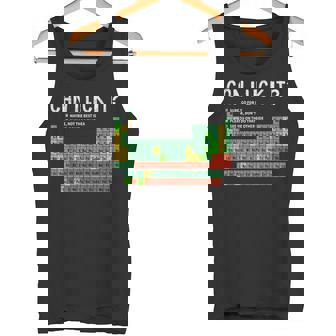 Can I Lick It Periodic Table Chemistry Elements Table Tank Top | Mazezy