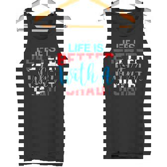 Life Is Better With A Chad Name Chad T-Shirt Tank Top | Mazezy