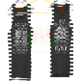 Line Dance And Be Merry Danseurs Elfes Drôles Danse De Noël Débardeur e - Cadeauxyz