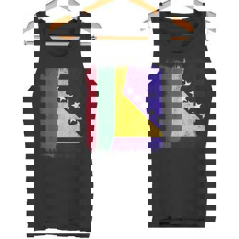 Lithuania Bosnia And Herzegovina Half Flag Tank Top | Mazezy