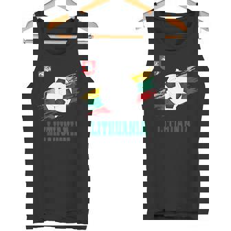Lithuania Soccer Lithuanian Football Lithuania Futbol Tank Top | Mazezy