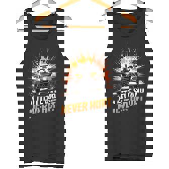 Little Sand Never Hurt Rail Racing Offroad Car Dune Buggy Tank Top | Mazezy