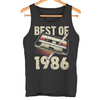 Lo Mejor De 1986 Casete De Audio 40 Cumpleaños 40 Años Camiseta sin mangas - Regaloses