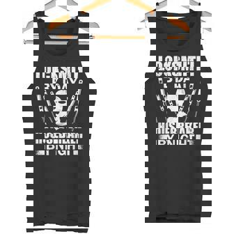 Locksmithing Tools Lock Picker Locksmith Lock Picking Tank Top | Mazezy