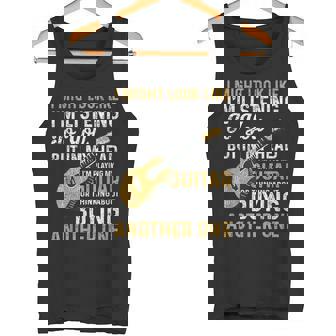 I Might Look Like I'm Listening To You Guitarist Music Lover Tank Top | Mazezy