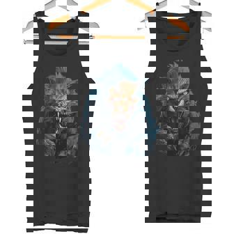 Loup Loup Lune Nature Forêt Loup-Garou Débardeur e - Cadeauxyz