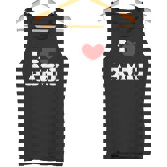 I Love Ami 私は愛する Ami タンクトップ - Kawaiitshirt