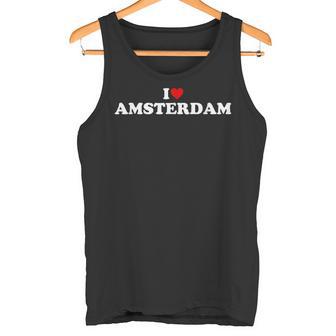 I Love Amsterdam Heart Camiseta sin mangas - Regaloses