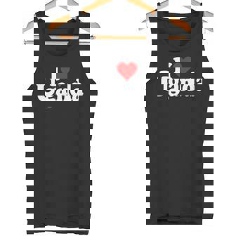 I Love Heart Uganda Africa Tank Top | Mazezy