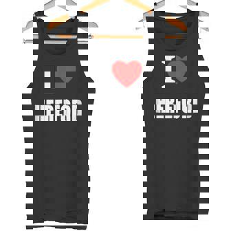 I Love Hereford Souvenir Memory Born And Bred Tank Top Tank Top - Monsterry